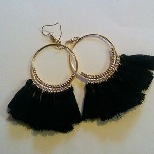 Boho chic tassle earrings